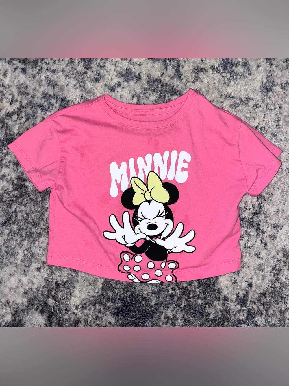 Disney Minnie Mouse cropped tshirt